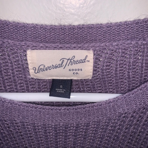 Knotted purple Sweater - Picture 3 of 3